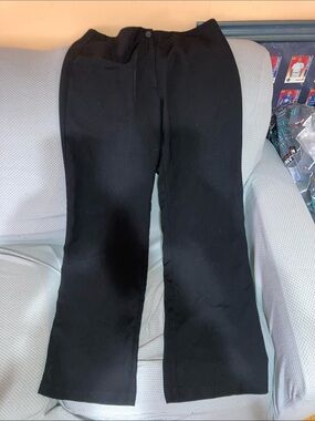 Straight Leg Black Women's Pants